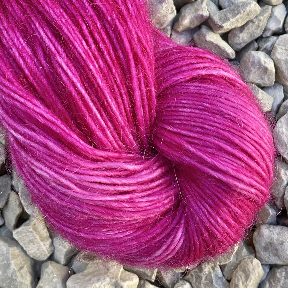 Merino/Mohair 'Pink Lipstick' - Image 2