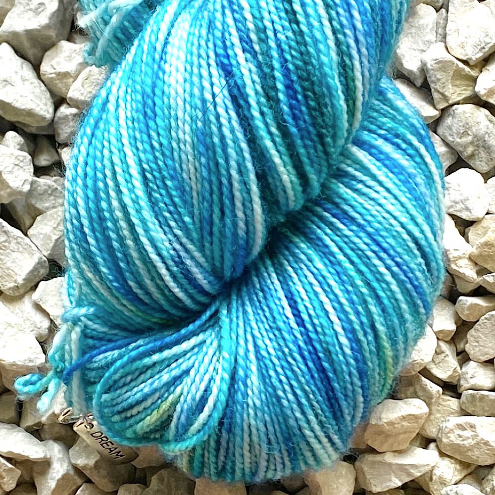 4 Ply merino /Nylon in Agean Sea