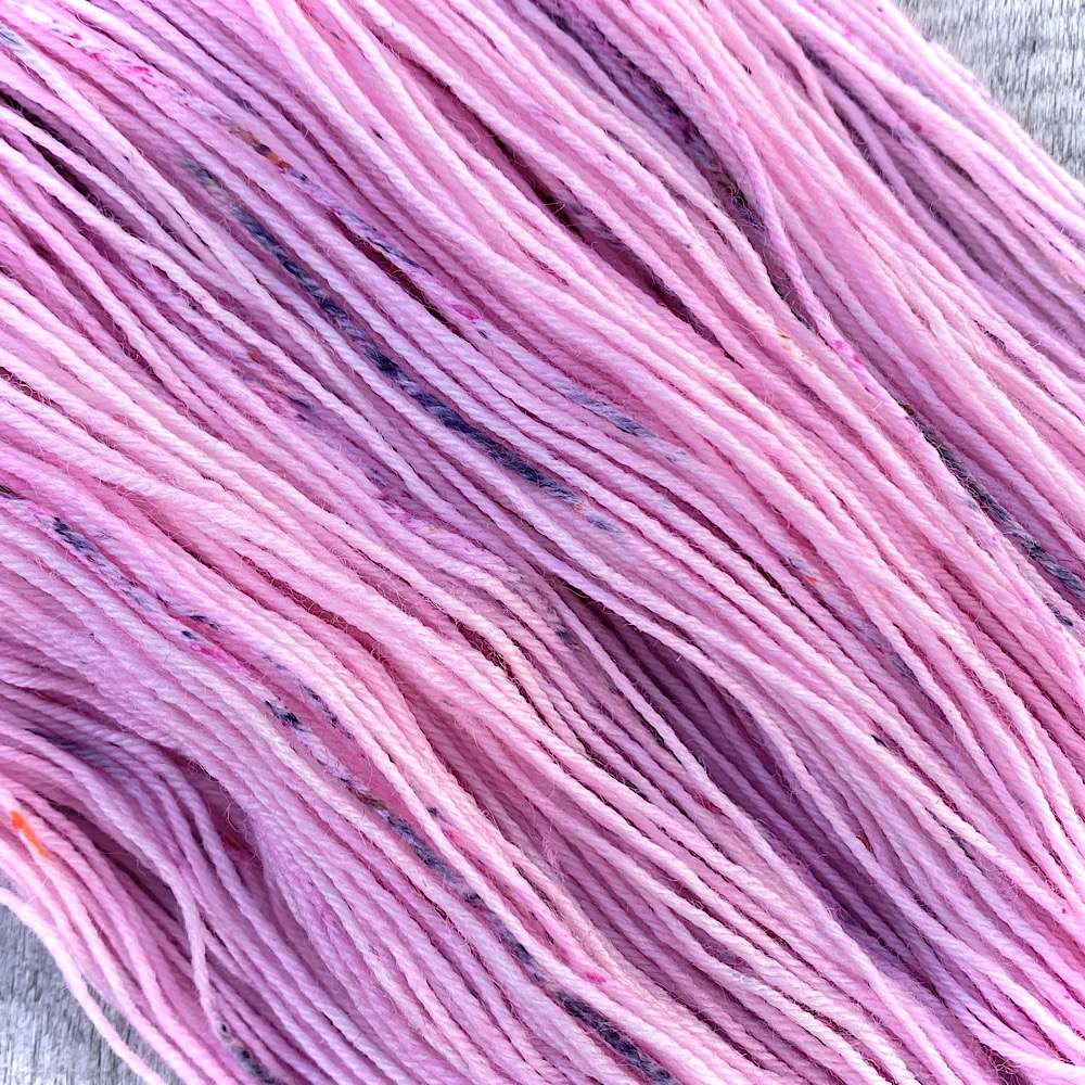100% BFL Wool ‘Pink Hibiscus' - Image 4